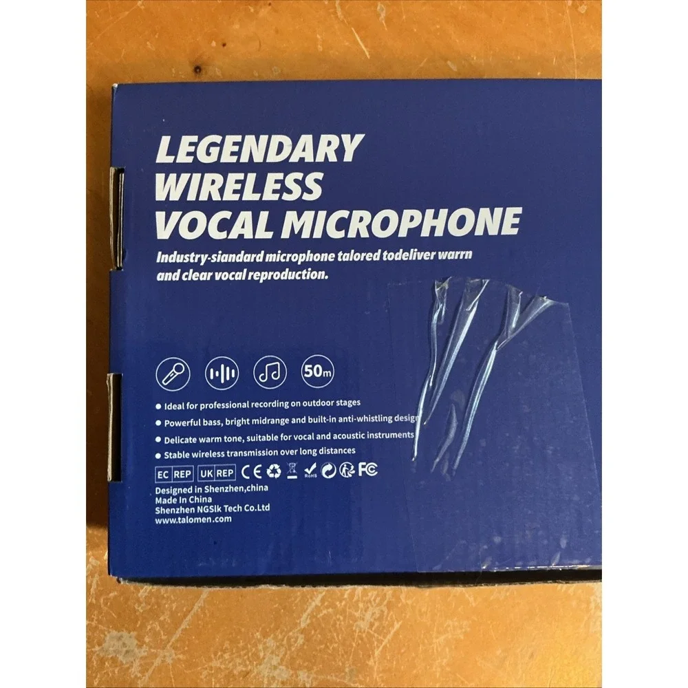 Talomen K60 Handheld Wireless Dynamic Microphone‎ Set